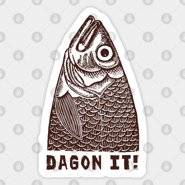 Dagon It! Sticker by Sean-Chinery